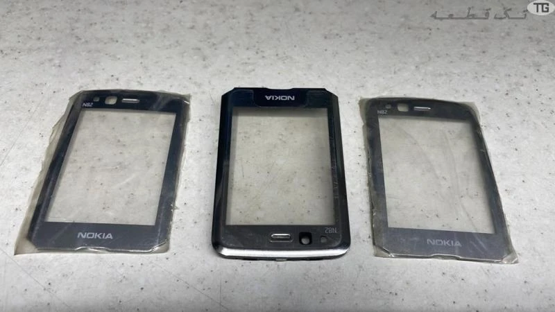 شیشه ال‌سی‌دی نوکیا (نقره‌ای) Glass LCD Nokia N82