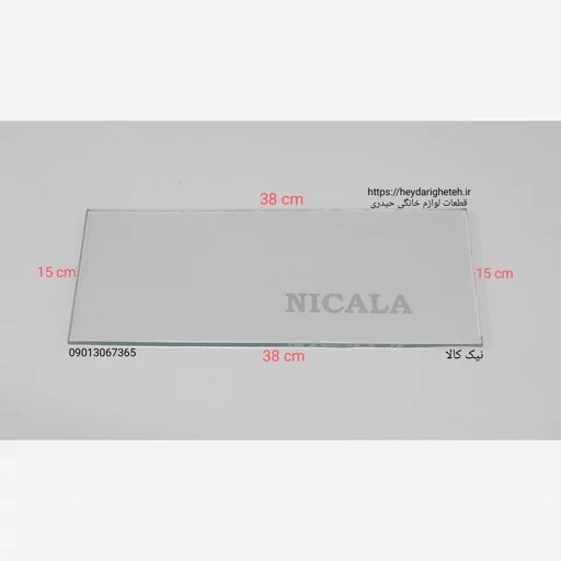 شیشه بخاری گازی نیک کالا 15 - 38