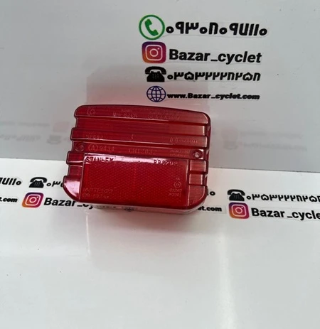 شیشه خطر موتور سیکلت هندا(CDI) قرمز ضخیم