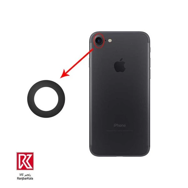 شیشه دوربین آیفون iPhone 7