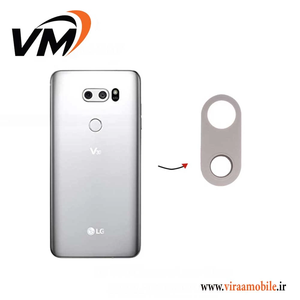 شیشه دوربین اصلی ال جی LG V30