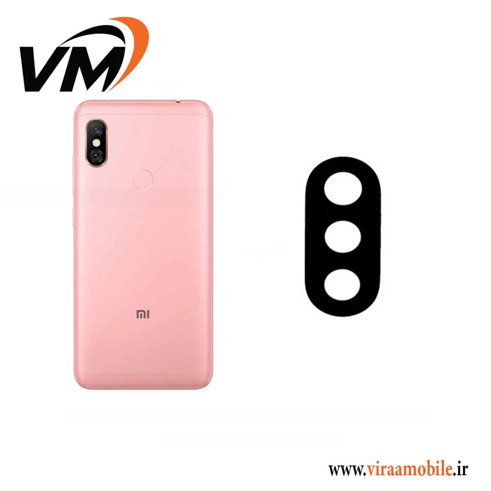 شیشه دوربین اصلی شیائومی Xiaomi Redmi Note 6 Pro