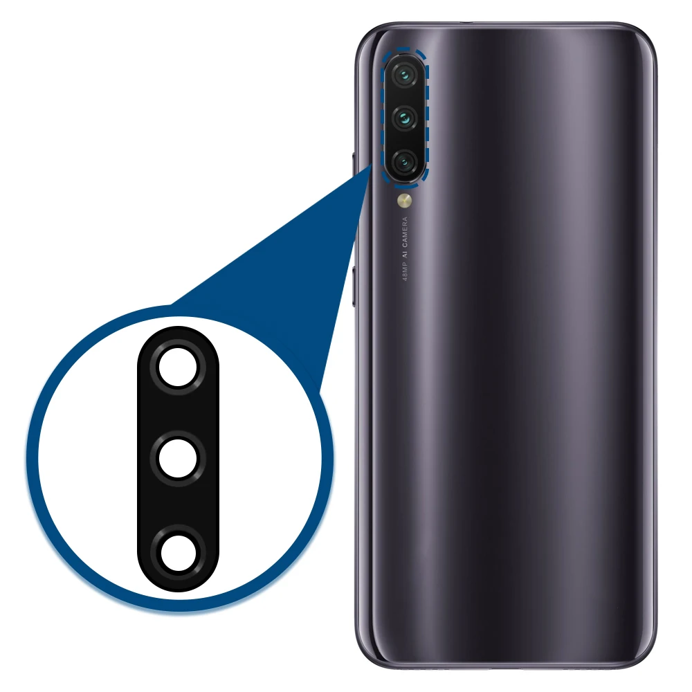 شیشه دوربین گوشی شیائومی Xiaomi MI A3 – مناسب تعویض لنز دوربین