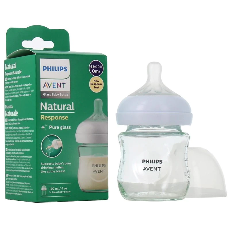 شیشه شیر نچرال پیرکس دو قطره ای 120 میلی لیتر اونت avent avent scy930/01