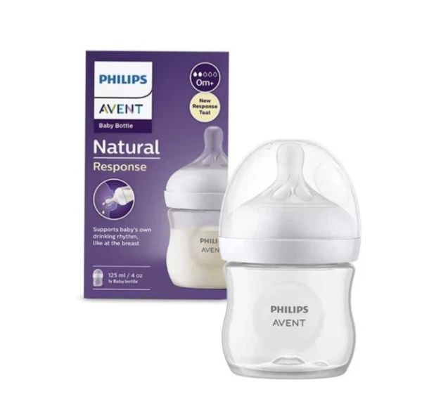 شیشه شیر ۱۲۵ میل نچرال اونت (Philips Avent Natural)