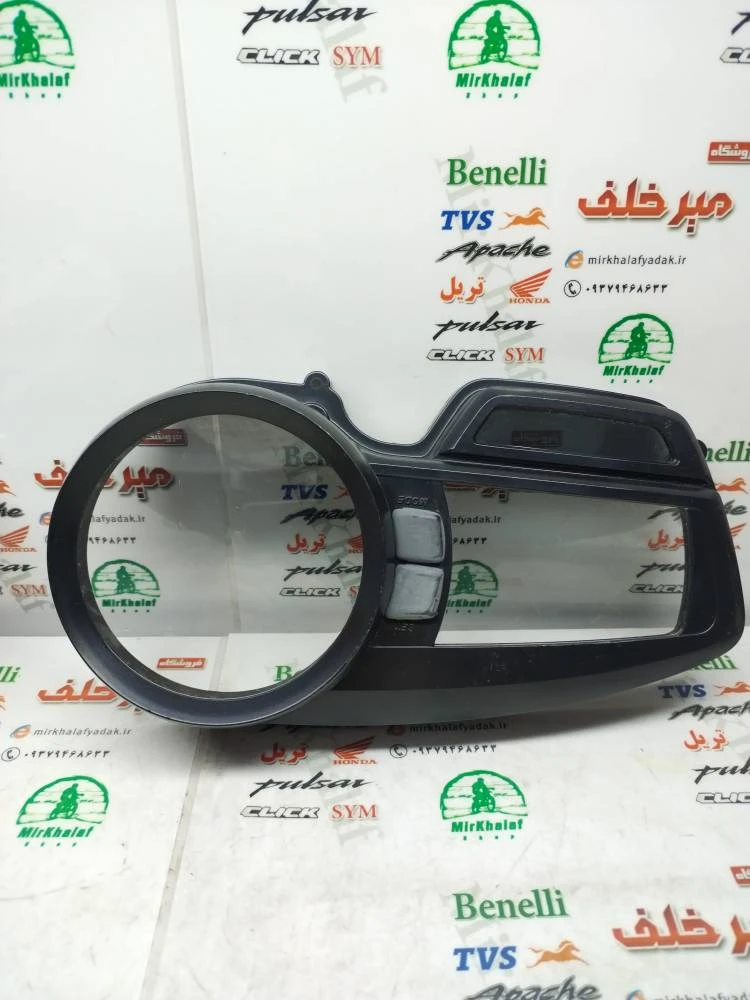 شیشه (طلق) قاب روی کیلومتر موتور اپاچی 150 160 180 جدید نیوفیس هندی-1