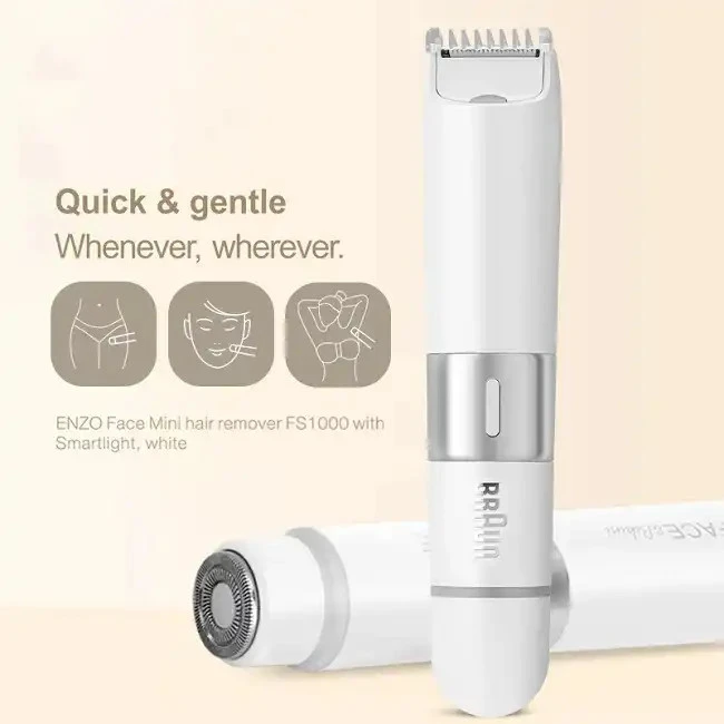 شیور و ماشین اصلاح صورت و بدن بانوان براون BRAUN BS2000(اصل اورجینال)