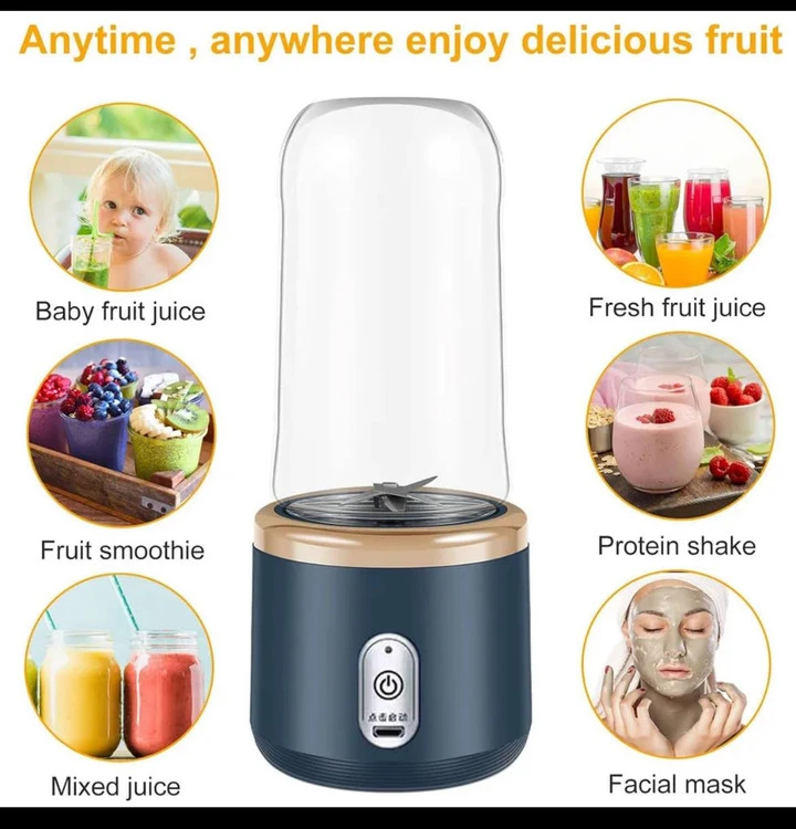 شیکر شارژی حرفه ای 2 لیوانه Small juicer مدل HP_22
