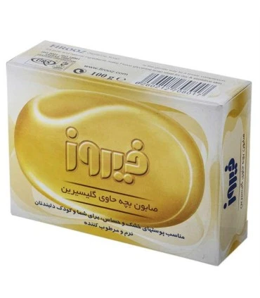 صابون دست و صورت 75 گرم گلیسیرینه فیروز