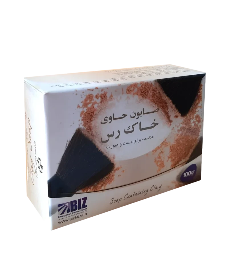 صابون دست و صورت خاک رس بیز 100 گرمی