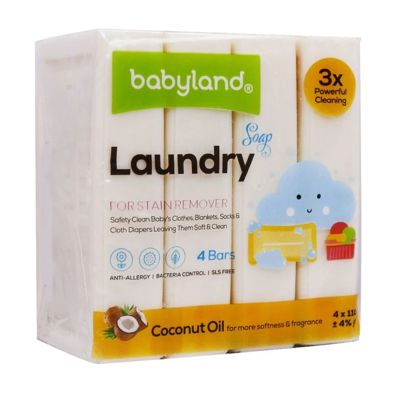 صابون رختشویی بیبی لند بسته 4 عدد babyland