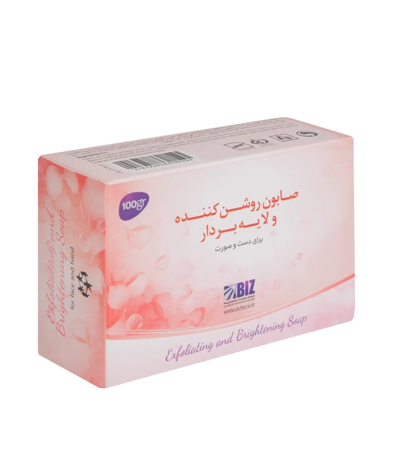 صابون روشن کننده و لایه بردار بیز – 100 گرم | ضد لک و شفاف کننده پوست