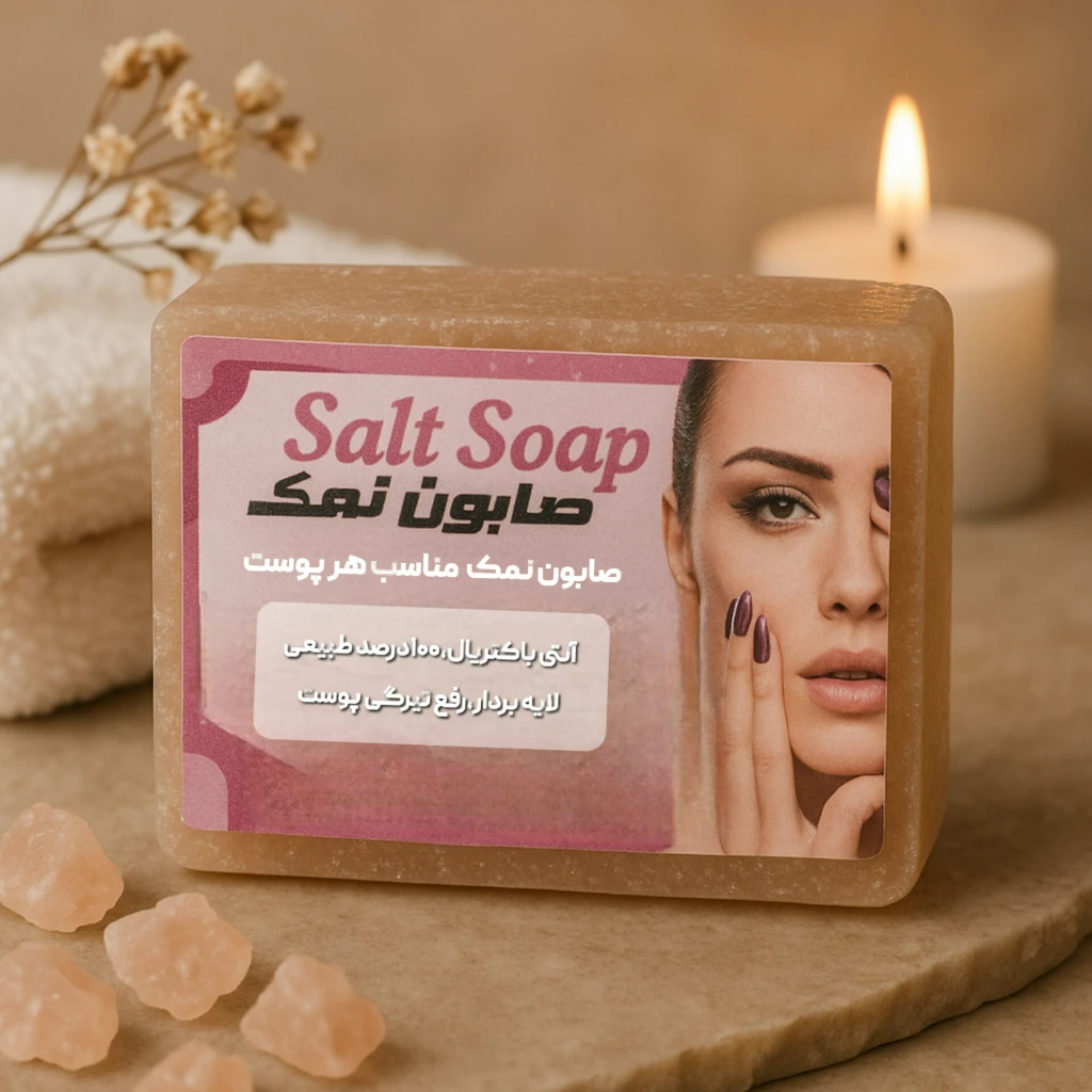 صابون نمک طبیعی وزن 320 گرم