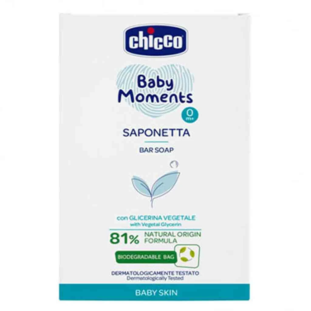 صابون کودک و نوزاد چیکو SAPONETTA MOMENTS BABY CHICCO وزن 100 گرم