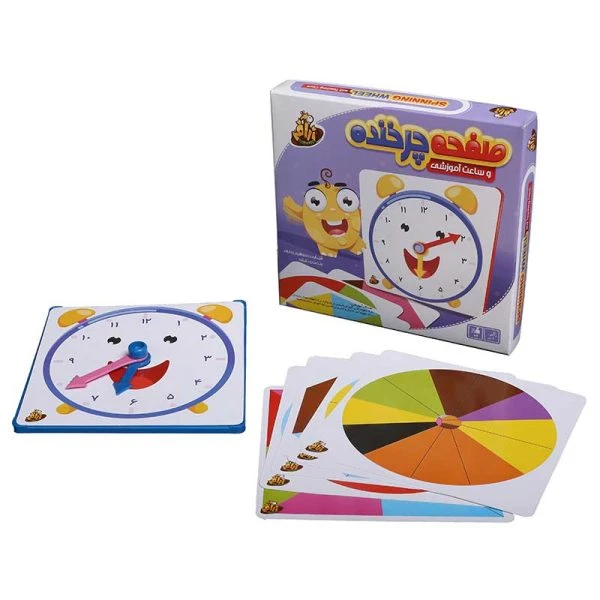 صفحه چرخنده و ساعت آموزشی زرافه تویز
