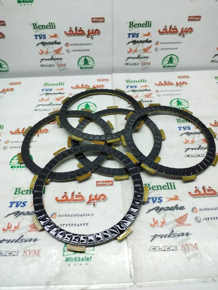 صفحه کلاچ موتور اپاچی 150 160 180 و hlx 150 اچ ال ایکس و tvs نئو 110 و بوکسر (باکسر) هندی