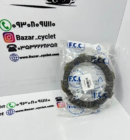 صفحه کلاچ موتور سیکلت هندا 125_150_200 (5تایی) شتاب دهنده برند FCC کیفیت عالی