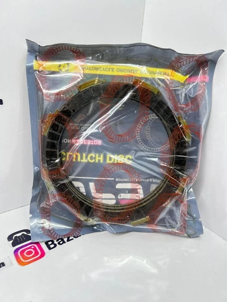 صفحه کلاچ موتور سیکلت هندا 125_150_200 (5تایی) شتاب دهنده برند sps