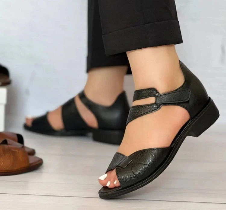 صندل تابستونی مدل نگارپاشنه ۳سانتی زیره پیو بسیار نرم