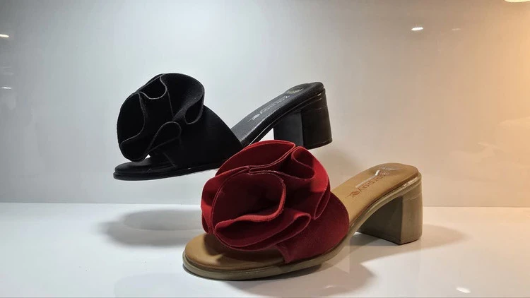 صندل دمپایی گل ،کد زرپا