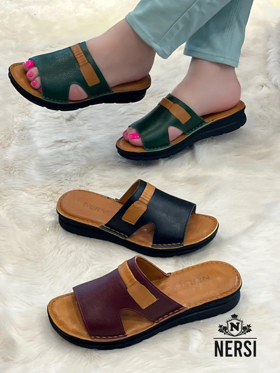 صندل چرم طبیعی آذر