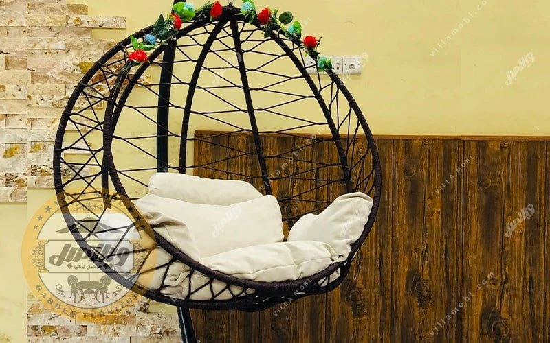 صندلی آویزی مدل گرد یک نفره