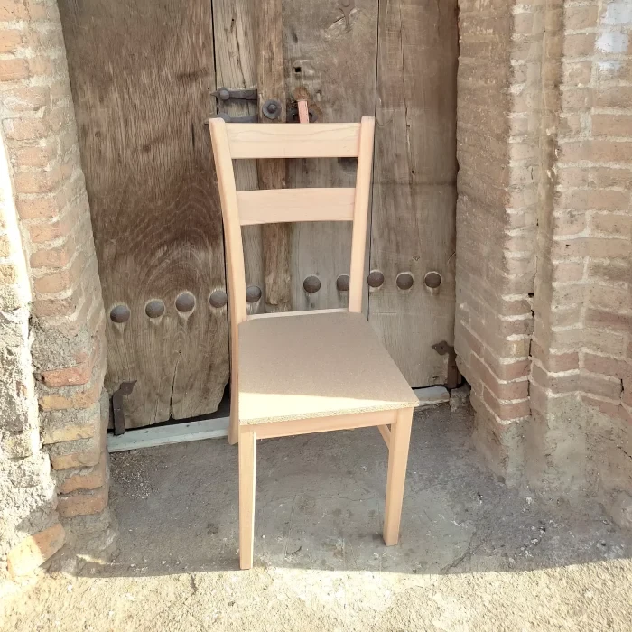 صندلی خام ۲ تیرک راش