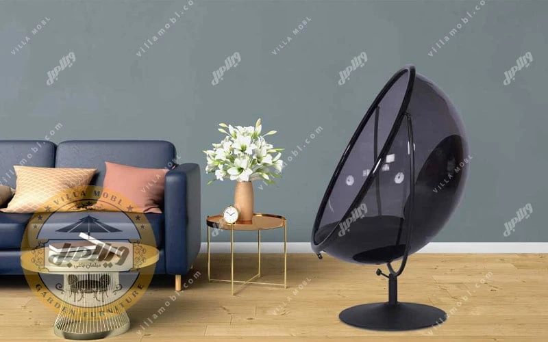 صندلی ریلکسی شیشه ای راک مدل گلزار