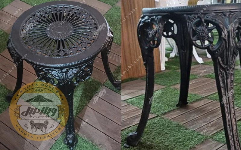 صندلی عسلی آلومینیومی مدل طاووسی