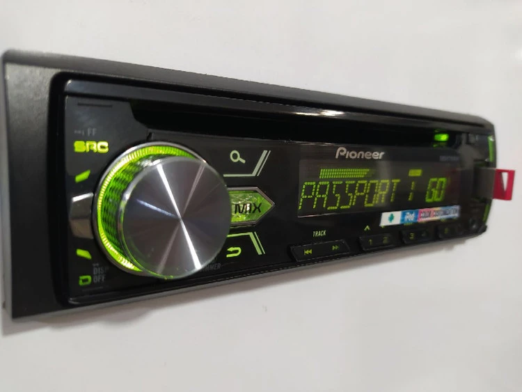 ضبط بلوتوث دار پایونیر Pioneer DEH-X1 چهارخروجه مولتی کالر