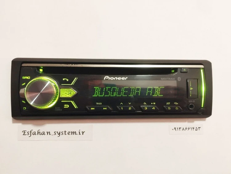 ضبط بلوتوث دار پایونیر مدل DEH-X5 چهارخروجه مولتی کالر