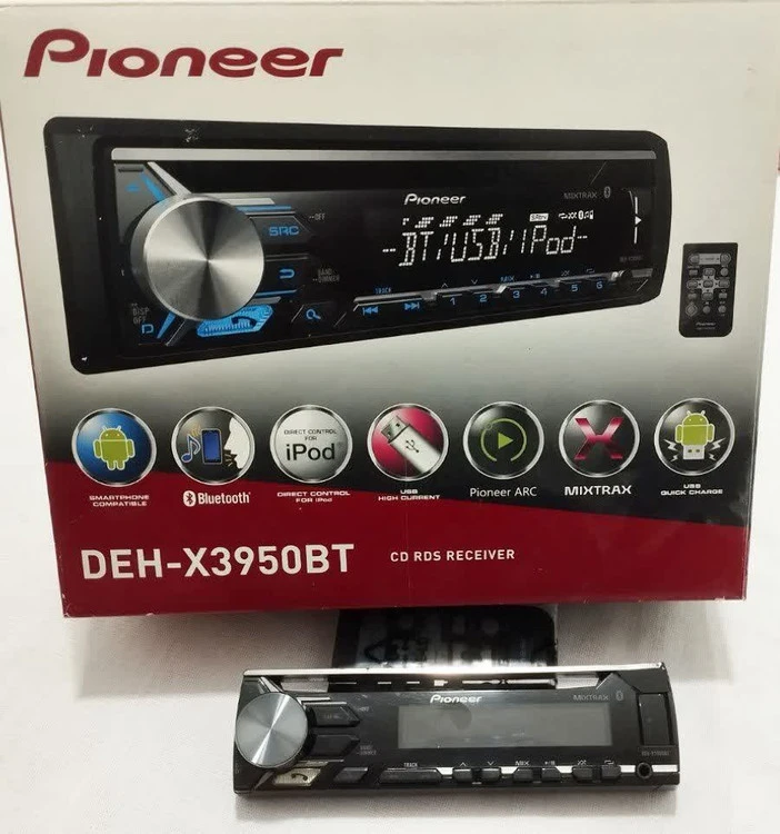 ضبط بلوتوث دار پایونیر مدل Pioneer DEH-X3950BT چهارخروجه