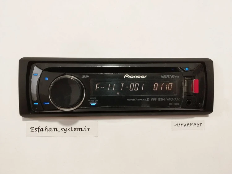 ضبط حرفه ای پایونیر مدل DEH-P4150SD چهار خروجه ۴ ولتی