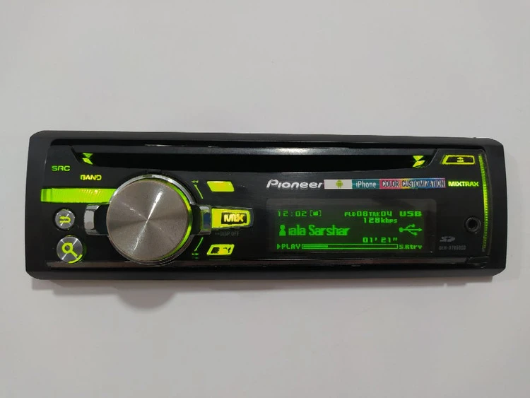 ضبط خودرو پایونیر DEH X7650SD شش خروجه دمو رنگی