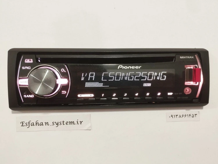 ضبط مولتی کالر پایونیر مدل Pioneer DEH-X3550UI چهارخروجه