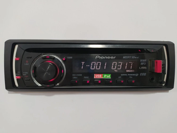 ضبط پایونیر مدل DEH-X2150 دو خروجی امپلی فایر
