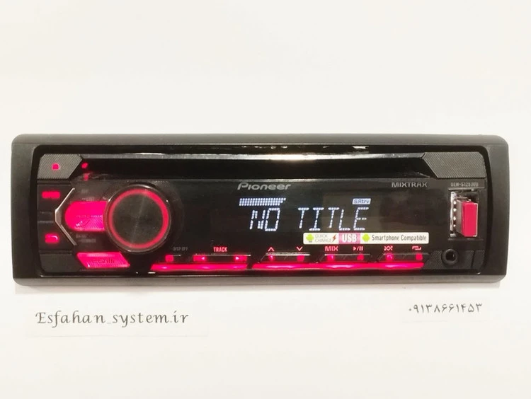 ضبط پایونیر مدل Pioneer DEH-S1253ub شش خروجه