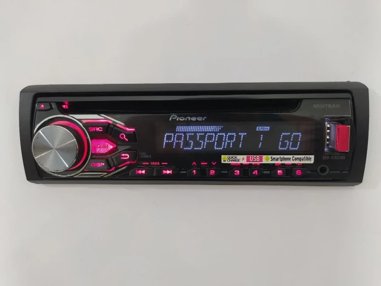 ضبط پایونیر مدل Pioneer DEH-S1853ub شش خروجه