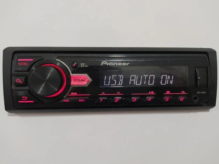 ضبط پایونیر مدل Pioneer MVH-85UB دو خروجی امپلی فایر