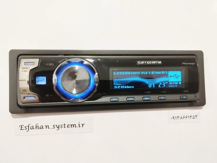 ضبط پنل برقی کارزوریا پایونیر مدل DEH_P620 چهارخروجه دمودار