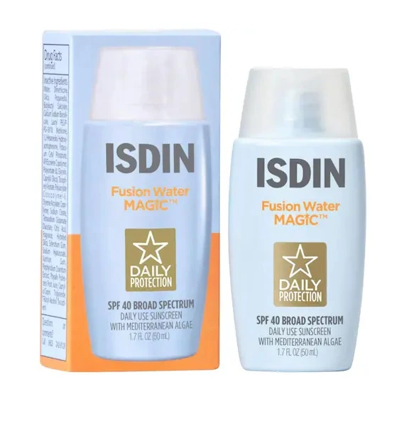 ضد آفتاب ایزدین بی رنگ مدل Fusion Water Magic حجم 50 میلی لیتر