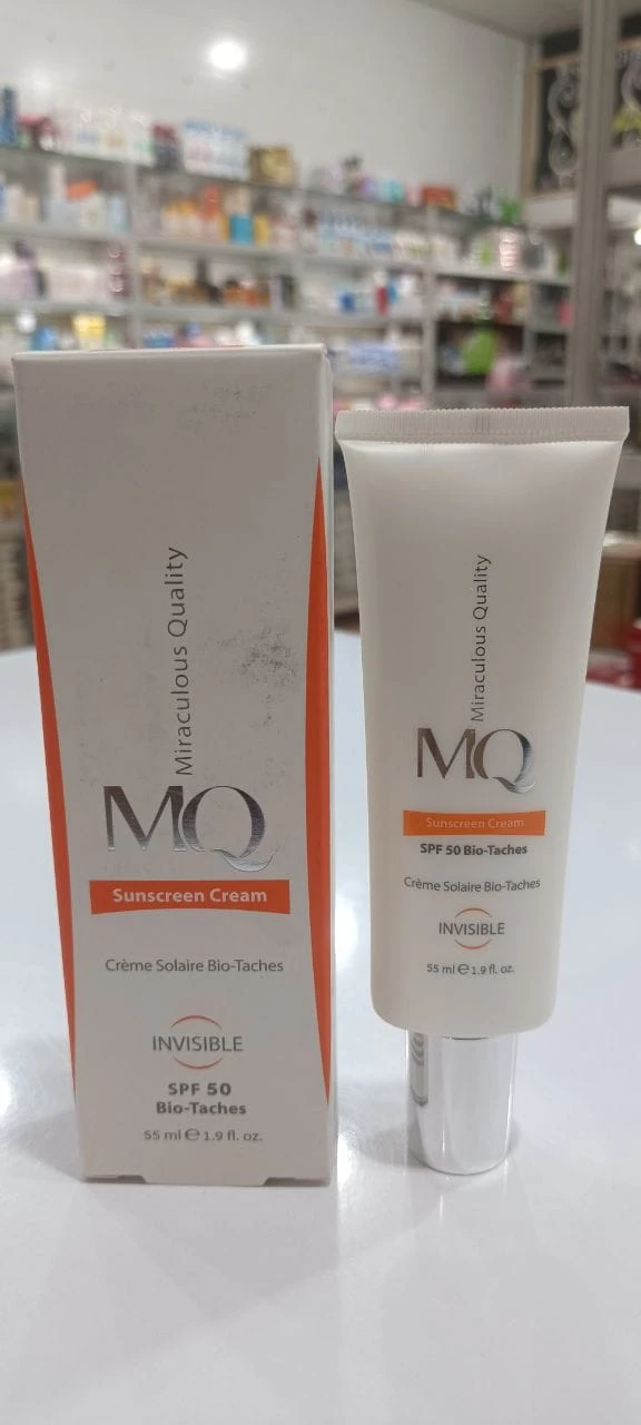 ضد آفتاب ضد لک MQ مدل Bio-Taches (بی‌رنگ SPF 50)