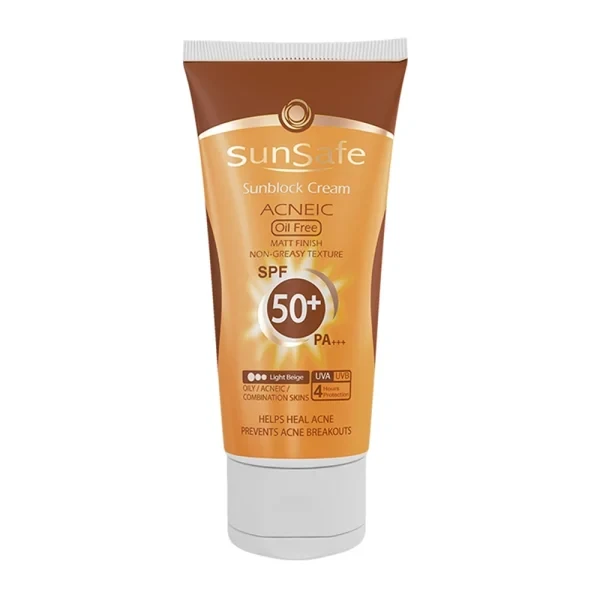 ضد آفتاب فاقد چربی +SPF 50 سان سیف