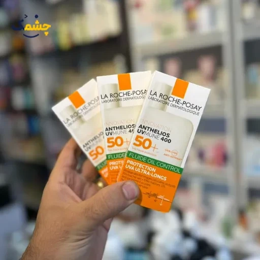 ضد آفتاب فلوئید لاروش پوزای SPF50 مدل Invisible Fluid