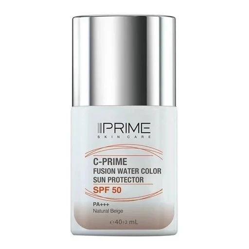 ضد آفتاب فلوئیدی پرایم حاوی ویتامین سی spf50 بژ طبیعی