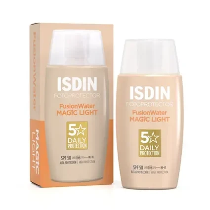 ضد آفتاب فیوژن واتر ایزدین رنگی لایت Light حجم 50 میل