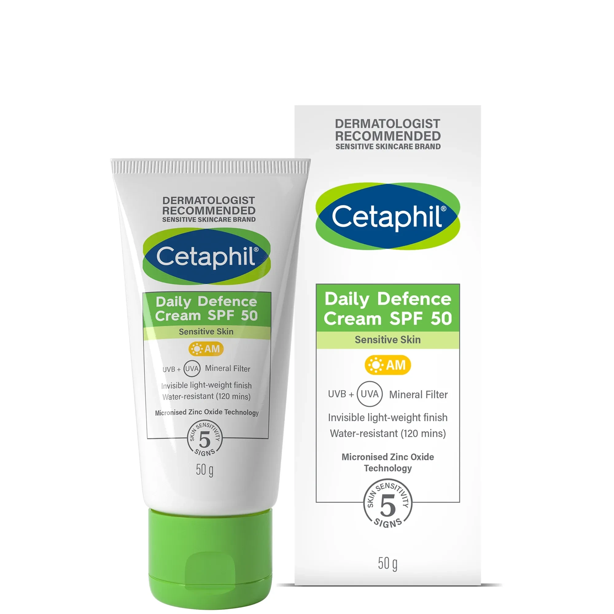 ضد آفتاب مینرال ستافیل Cetaphil مدل Daily Defence حجم 50 میل اصل و اورجينال