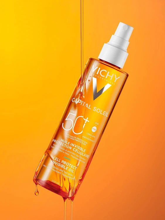 ضدآفتاب اسپری بیرنگ بدن و صورت ۲۰۰ میلSPF50 ویشی