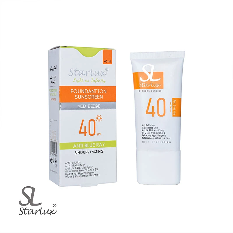 ضدآفتاب رنگی spf40 بژ متوسط استارلوکس