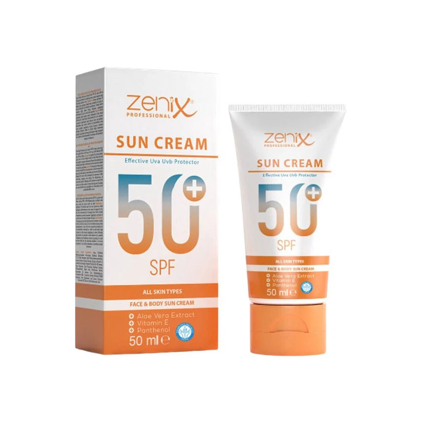 ضدآفتاب صورت و بدن زنیکس Zenix حجم 50 میل اصل و اورجینال